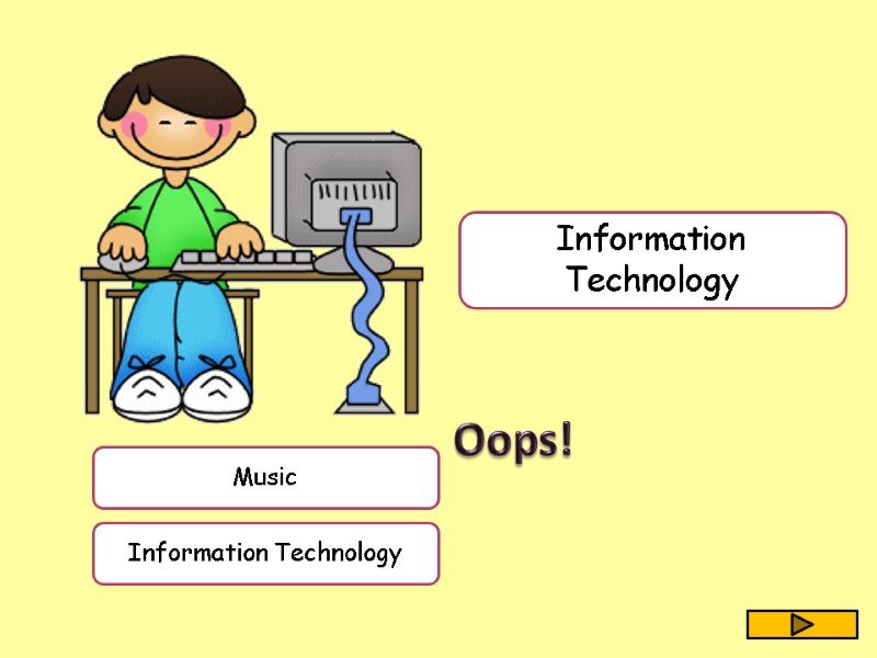 Information Technology Music Information Technology Oops!